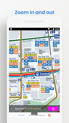 Edmonton Bus LRT Map (Offline) Screen 3