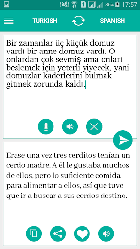 Turkish Spanish Translator Screen 2