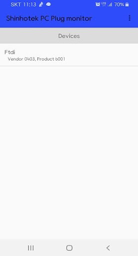Android application Shinhotek PC Plug monitor screenshort