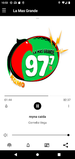 Android application KQMO 97.7 FM - LA MAS GRANDE screenshort