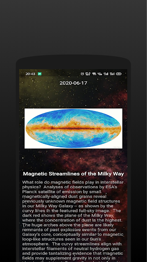 APOD(Astronomical Picture Of T Screen 2