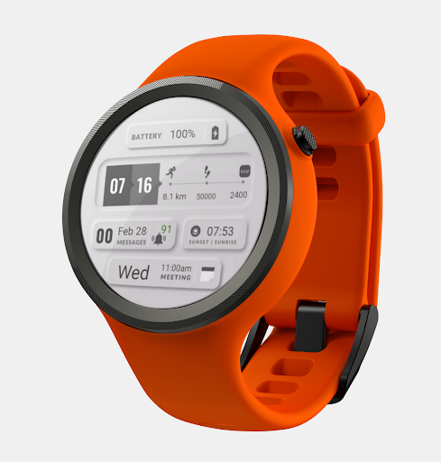 Viral Grey Minimal Watch Face Screen 2
