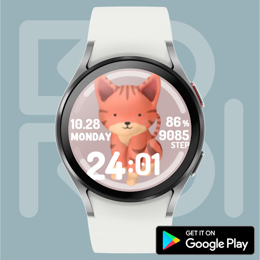 Pixy Cat Watch face screenshot 4