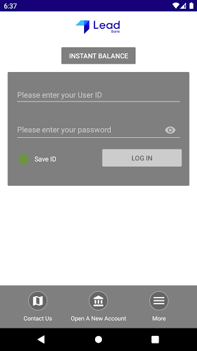 Lead Bank Mobile Screen 2