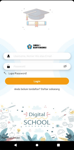 Android application SIMS SMAN 1 BANYUWANGI screenshort
