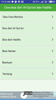 screenshot of Doa-doa dari Qur'an dan Hadits