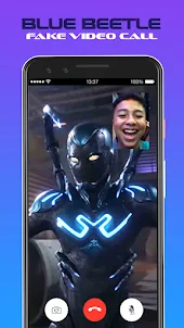 Video Call with Blue Beetle