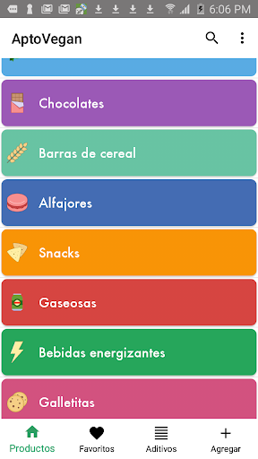 Android application AptoVegan screenshort