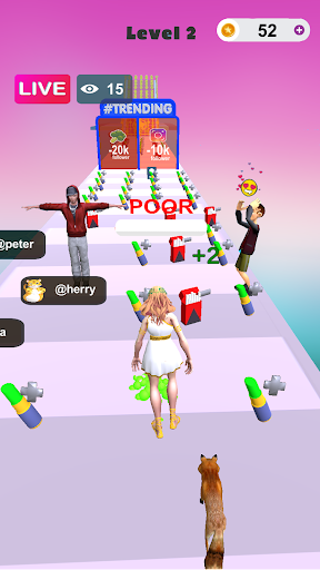 Android application Streamer Challenge Live Rush screenshort