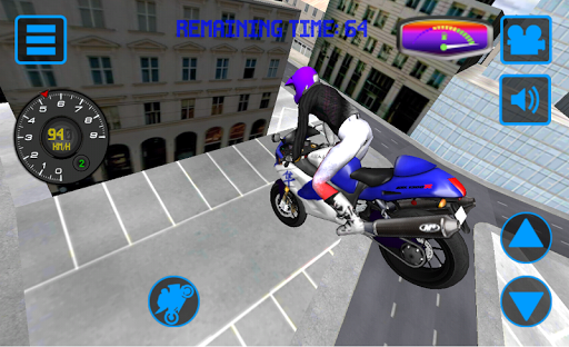 Motorbike Driving 3D City