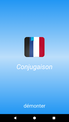 Android application Conjugaison française screenshort