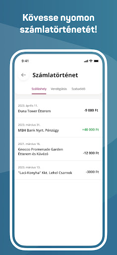 MBH SZÉP Kártya Screen 3