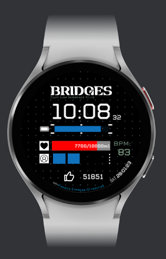 Android application Bridges Watch UI screenshort