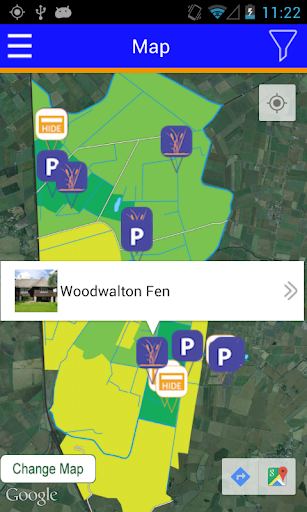 Android application Great Fen screenshort