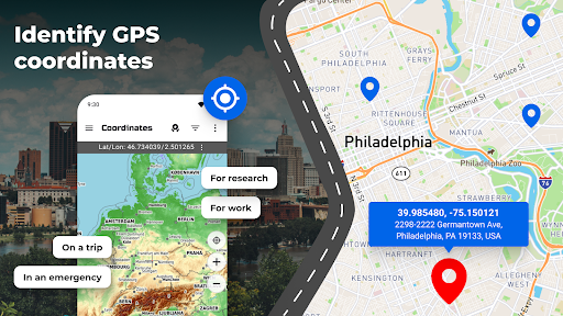 GPS Coordinates Locator Map screenshot 1