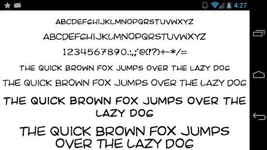 Fonts for FlipFont android2mod screenshots 2