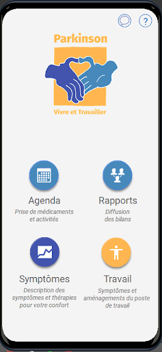 Android application PARKINSON app screenshort