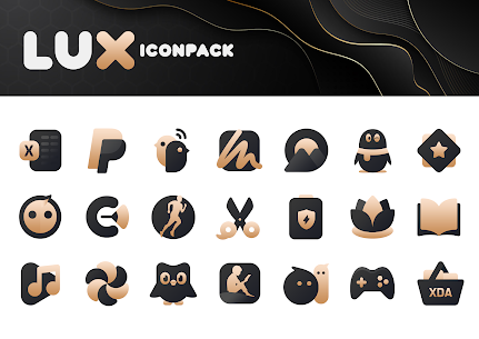 LuX Gold Icon Pack APK (Исправленный/Полный) 4