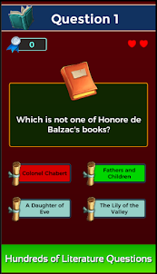 Literature Quiz Game