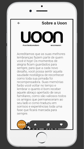 UOON 2.O Screen 2