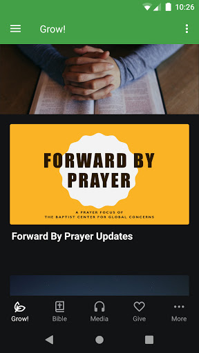 Android application Baptist Center Global Concerns screenshort