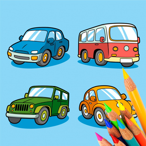 Vehicles Coloring Book logo
