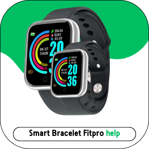 Smart Bracelet Fitpro help logo