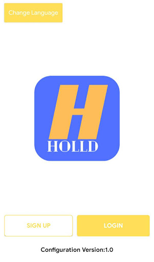 Android application Holld driver screenshort
