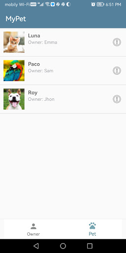 MyPet - Pets Medical Records Screen 2