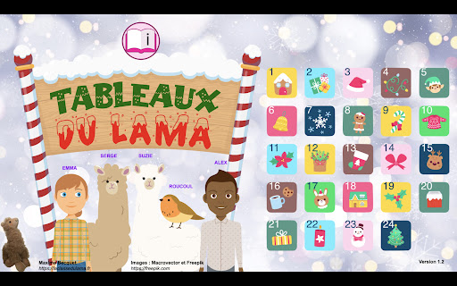 Android application Tableaux du lama screenshort
