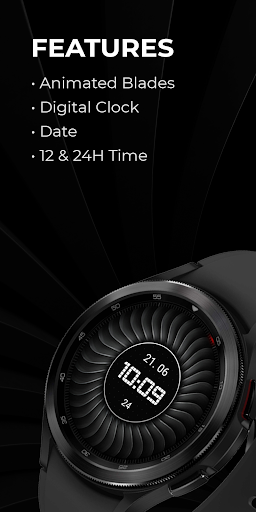 Regarder Jet Turbine WatchFace Screen 2