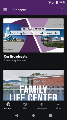 Screenshot of First Baptist of Glenarden