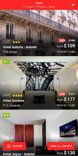 Fly Away - flights and hotels. Screen 3