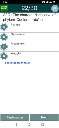 Zoology Quiz ekran görüntüsü