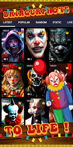 evil clown wallpaper Screen 2