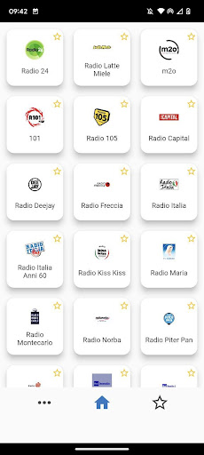 Android application Radio Italiane screenshort
