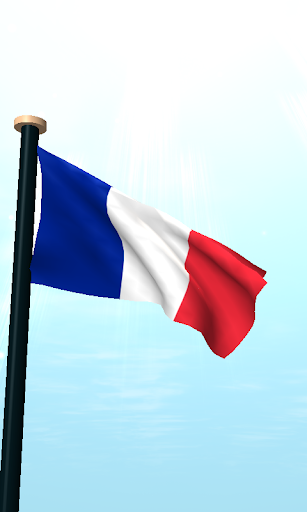 Réunion Flag 3D Free Wallpaper Screenshot 2 - AppWisp.com