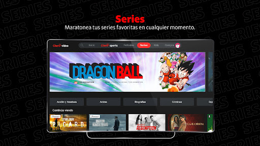 Claro video Screen 3
