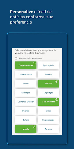 Android application Paraná Cooperativo screenshort