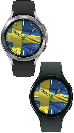 Sweden Flag Watch Face Screen 2