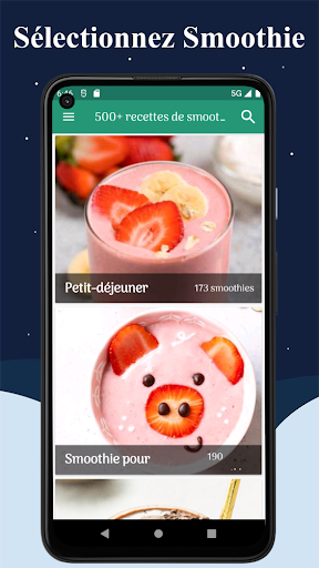 Aperçu de l'application