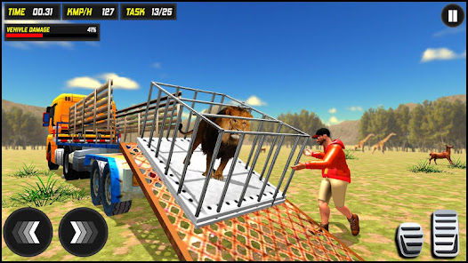 Screenshot 2 zoo Animals transport simulaci android