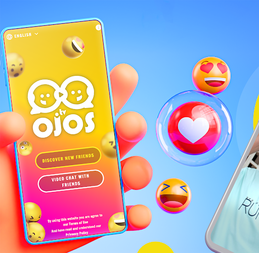 Android application OjosTV - Random Video Call screenshort