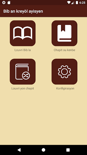 Android application Haitian Creole Bible screenshort