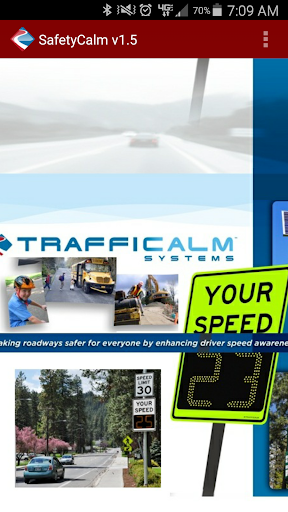 Android application TraffiCalm Configuration App screenshort