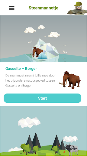 Android application Steenmannetje Op Fietse screenshort