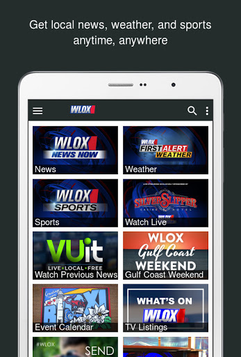 Screenshot of WLOX Local News