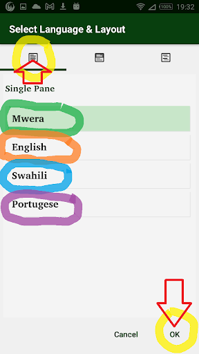 Mwera Franc Swahili Portuguese Screen 3