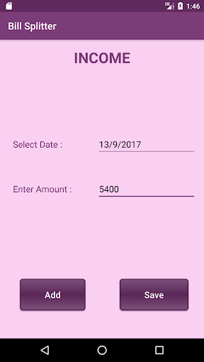 BillSplitter Screen 2