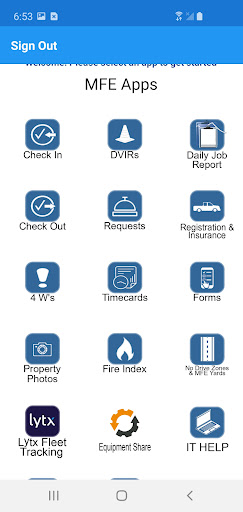 MFE Home Screen 2